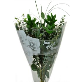 Member's Mark Just Add Blooms Greenery Bouquet, Seasonal Greens 20 bunches