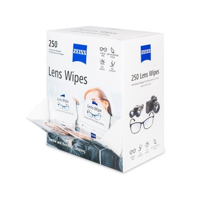 Care Touch Lens Wipes for Eyeglasses | Individually Wrapped Eye Glasses Wipes | 210 Pre-Moistened Lens Cleaning Eyeglass Wipes, Size: One size, White