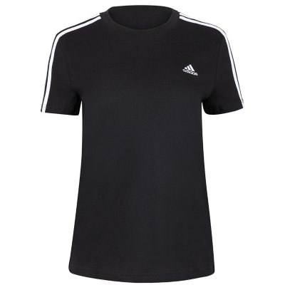 Adidas Women's Essentials Slim 3-Stripes Tee - Sam's Club