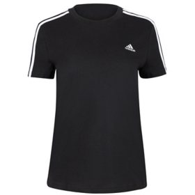 Adidas Women's Essentials Slim 3-Stripes Tee 