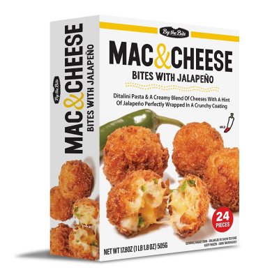 By the Bite Mac and Cheese Bites with Jalapeno, Frozen, 24 ct. - Sam's Club