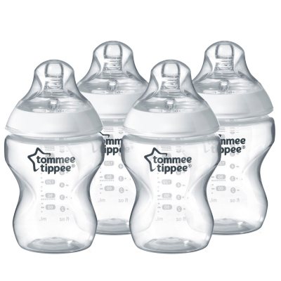 Tommee Tippee Closer to Nature Baby Bottles, 9 fl. oz. (Set of 4