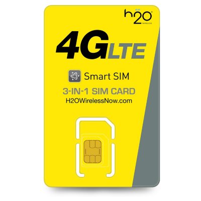 3-1N-1 SIM CARD H2O WIRELESS - Sam's Club