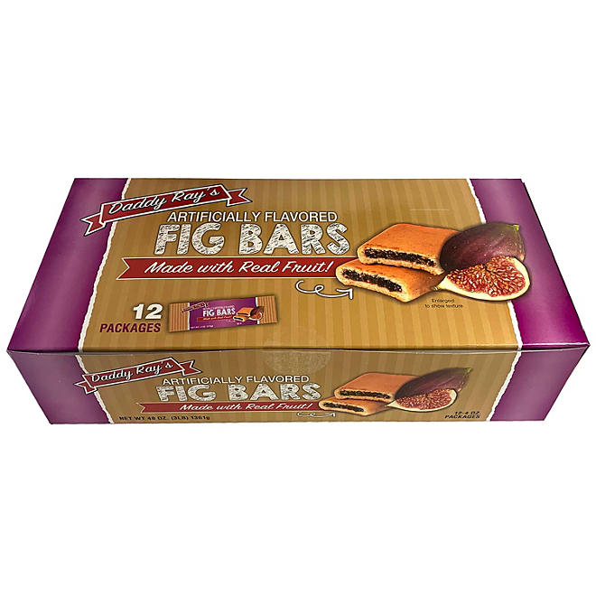 Daddy Ray's Fig & Fruit Bars 4 oz., 12 pk.