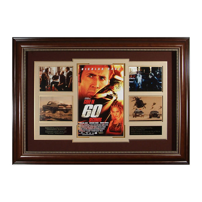 "Gone in 60 Seconds" Cast-Autographed Movie Poster