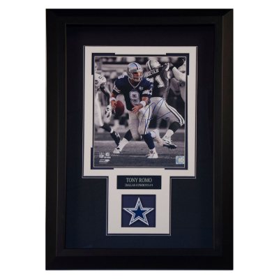 Tony Romo Autographed and Framed Dallas Cowboys Jersey