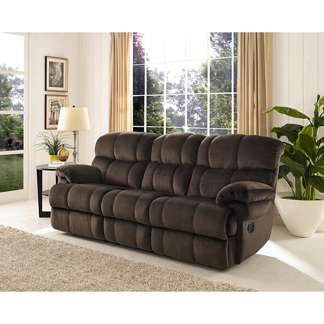 Keesling Motion Sofa with Drop Down Console (Assorted Colors)