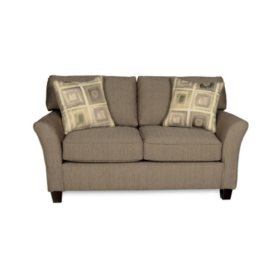 Sofa Smart Cassie Pewter Flared Arm Loveseat Sam S Club