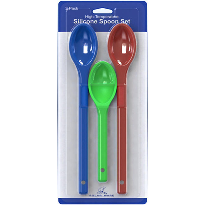Premium Silicone Kitchen Spoons (3 pk.)