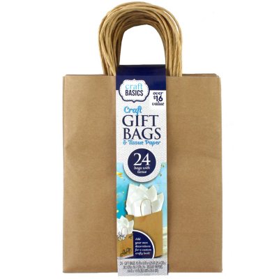 Hello Hobby Small Paper Bag Kraft, 10 Count - Arts and Craft, Brown