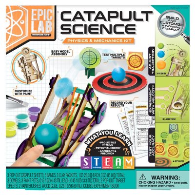 ArtSkills Epic Lab Catapult Science Physics and Mechanics STEM Kit FREE SHIPPING 