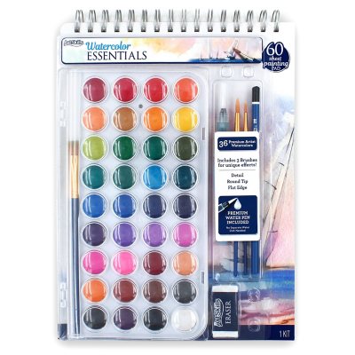 ArtSkills Watercolor Paint Essentials Complete Set, 44 Piece