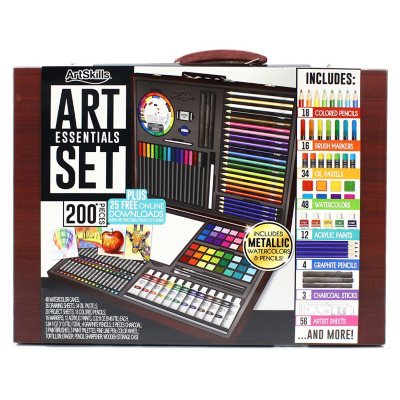 artskills essentials portable complete kit pieces why samsclub