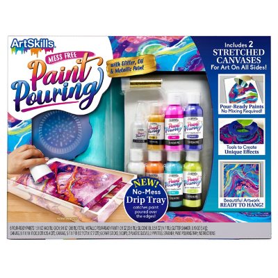 ArtSkills Acrylic Paint Pouring Art Activity Kit Sam's Club