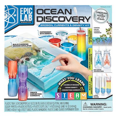 ArtSkills Epic Lab Ocean Discovery Kit - Dig Up 30 Treasures, Includes Tools, Make Jewelry, STEM Activity For Kids 8+
