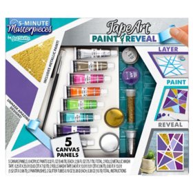 ArtSkills 5 Minute Masterpiece Washi Tape and Paint Art Kit