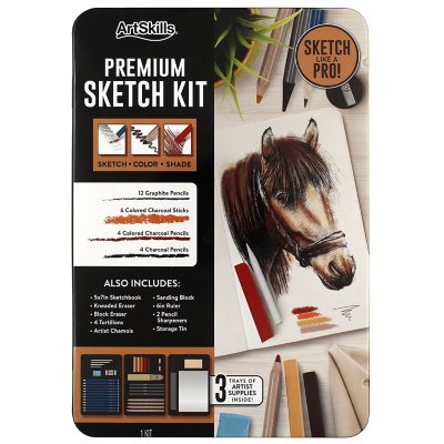 Artist Essential Portable Premium Art Supply Kit