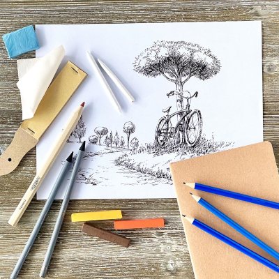 51pcs Professional Drawing Artist Kit Set Pencils and Sketch Charcoal Art &  Bag – ASA College: Florida