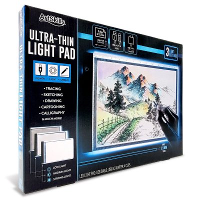 Monoprice Ultra-thin Light Box for Artists Designers and Photographers -  Large 24.5-inch (22.4 x 14.6 x 0.3 inch)