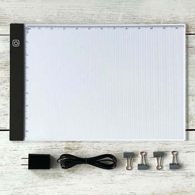 LED Light Pad for Tracing Rechargeable ADJUSTABLE ILLUMINATED Ultra Thin  Tracer