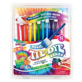 ArtSkills Magic Tie Dye Wands Tie Dye Kit, 12 Colors