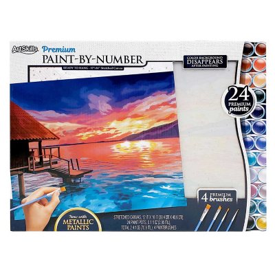 Paint by Number Kit for Adults City Stroll DIY Acrylic Painting by Numbers  Easy Paint by Numbers Kit 