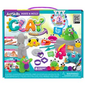 ArtSkills Clay Creations with 5 lbs. Air Dry Clay, Paints, and Scents
