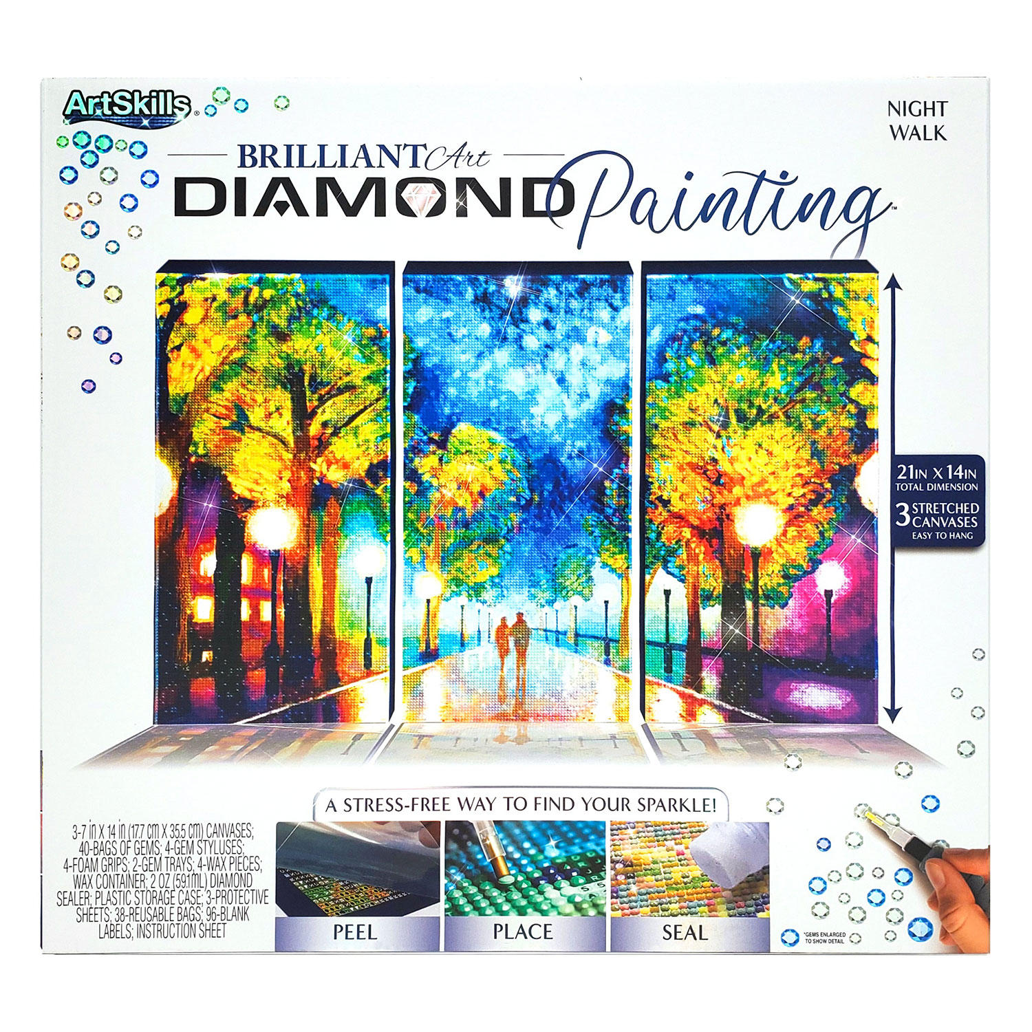 Brilliant Art Diamond Painting Night Walk