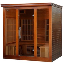 Cedar Elite Premium 4-5 Person Sauna with 9 Carbon Heaters (BSA1322)