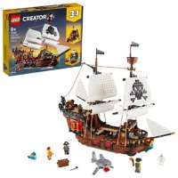 LEGO Creator 3 in 1 Pirate Ship 31109 Building Kit (1,260 Pieces)
