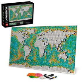 LEGO Art World Map Building Kit (11,695 Pieces)		