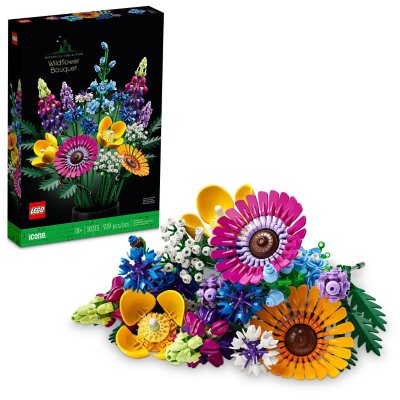 LEGO Icons Wildflower Bouquet Building Set 939 pieces