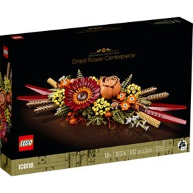 LEGO Icons Dried Flower Centerpiece Set for Adults, 10314		