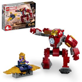 LEGO Marvel Iron Man Hulkbuster vs. Thanos Building Set Toy, 66 pcs.