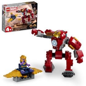 LEGO Marvel Iron Man Hulkbuster vs. Thanos Building Toy Set (66 Pieces)
