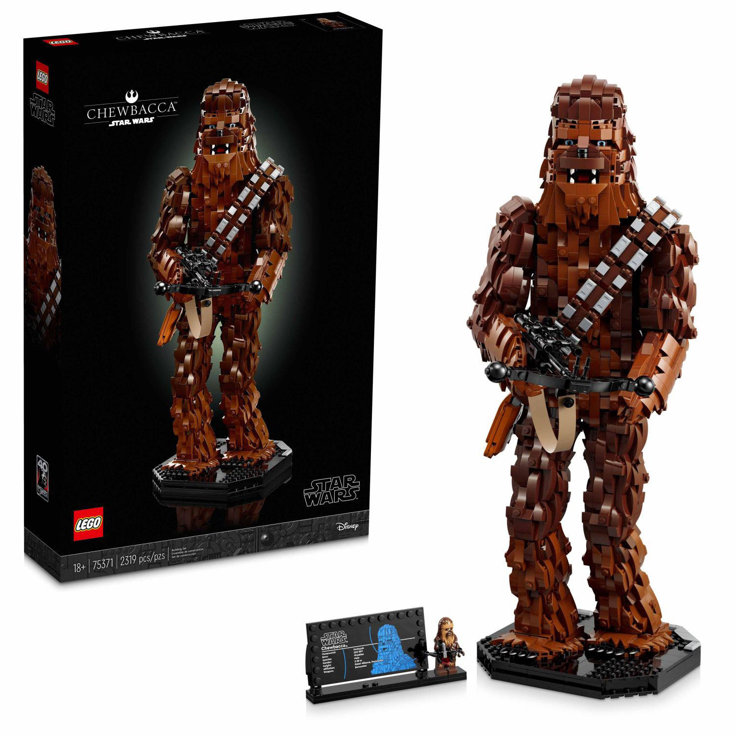 LEGO Star Wars Chewbacca Building Set; Gift Idea for Adults 75371 (2,319 Pieces)