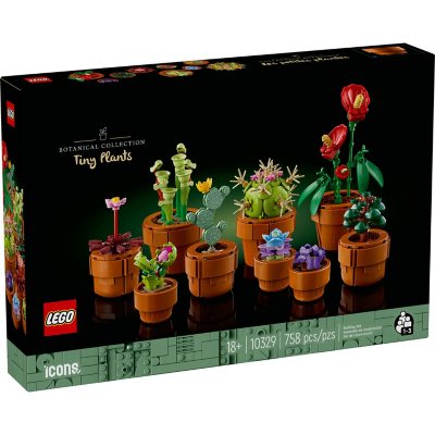 LEGO Icons Tiny Plants Building Set for Adults 10329 (758 Pieces)