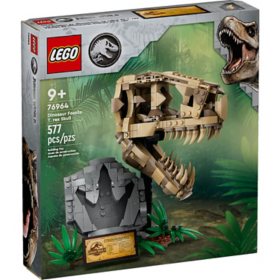 LEGO Jurassic World Dinosaur Fossils: T. Rex Skull Toy for Kids, 76964		