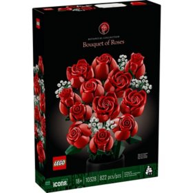 LEGO Icons Bouquet of Roses Building Set 10328, 822 Pieces