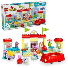 LEGO Duplo Peppa Pig Supermarket Toddler Toy, 70 pcs.