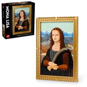 LEGO Art Mona Lisa Wall Art Building Set, 1,503 pcs.