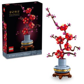 LEGO Botanicals Plum Blossom Flower Décor Display Set, 327 pcs.