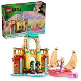 LEGO Wicked Glinda, Elphaba & Nessarose at Shiz University Dollhouse Toy Building Set, 301 pcs.