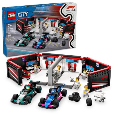 LEGO City F1 Garage & Mercedes-AMG & Alpine Cars Toy, 678 pcs.