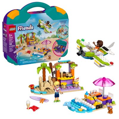 LEGO Friends Creative Beach and Travel Suitcase Toy Building Set, 188 pcs.