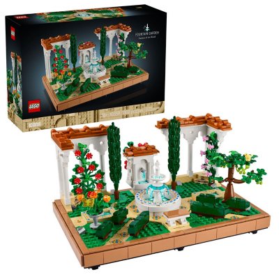LEGO Icons Fountain Garden Building Set for Adults, 1302 pcs.