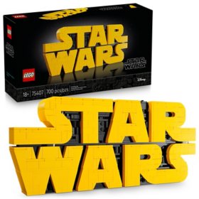 LEGO Star Wars Brick-Built Star Wars Logo Building Set, 700 pc.	