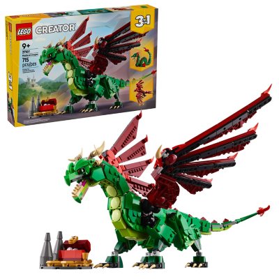 LEGO Creator 3 in 1 Medieval Dragon Building Toy, 715 pcs.