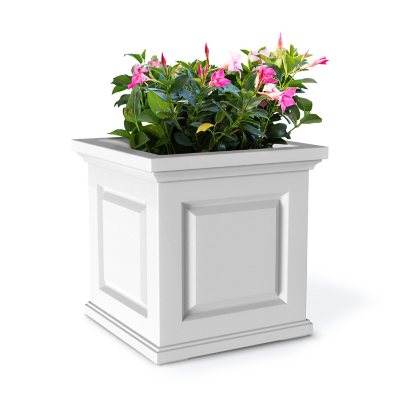 Mayne Nantucket 20 x 20 Square Planter - White