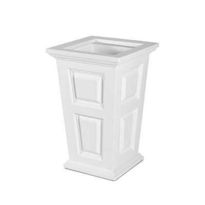 Photos - Flower Pot Mayne Wyndham 24' Tall Planter, White 5929-B